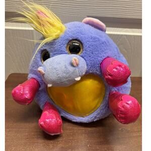 Rainbocorns Fairycorn Plush Toy Hippo Hippocorn Blue w Gold Wings 9” by Zuru